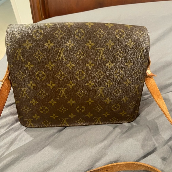 Louis Vuitton Cartouchiere Shoulder Bag GM Brown Canvas - Picture 4 of 11